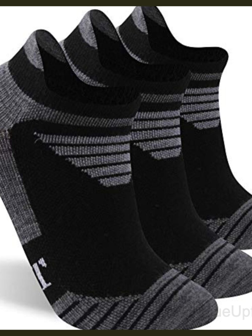 Merino Wool Athletic Ankle Socks 3 Pairs Moisture Wicking Cushioned Running